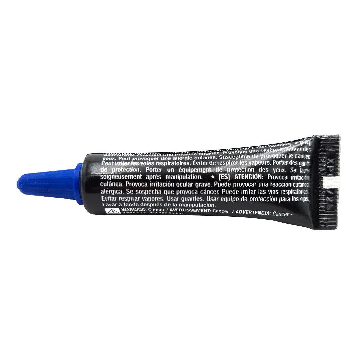 Vibra-Tite 125 Removable Medium Strength Gel Threadlocker 6ml back view with product details - medium-strength removable threadlocker