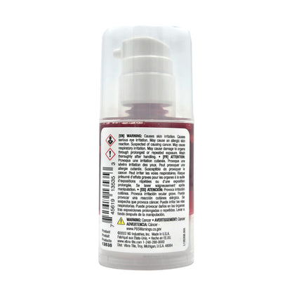 Vibra-Tite 135 Permanent Strength Gel Threadlocker 35ml bottle back view with product specifications