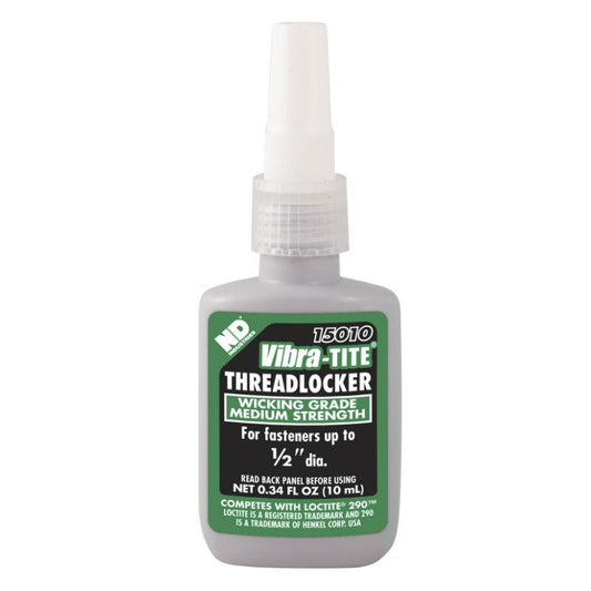 Expired - Vibra-Tite - 150 Medium Strength - Wicking Grade Threadlocker, 10mL | Lot 2918022