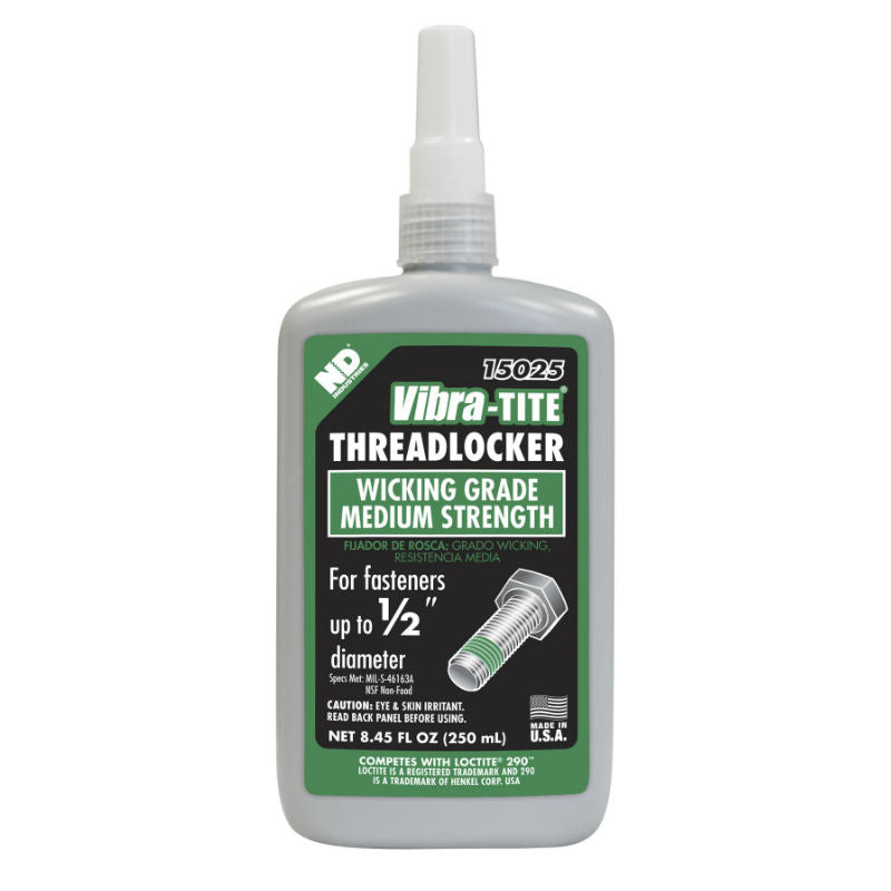Vibra-Tite - 150 Medium Strength - Wicking Grade Threadlocker, 250 mL