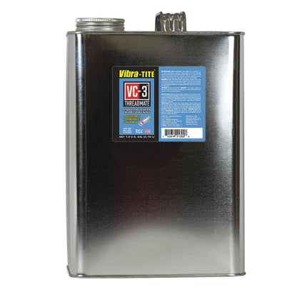 Vibra-Tite 213 VC-3 Threadmate 1 gallon can manufacturer photo - large-volume reusable threadlocker for industrial use