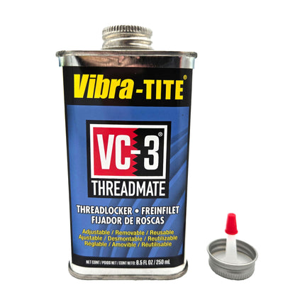 Vibra-Tite 213 VC-3 Threadmate 250ml can front view - heavy-duty threadlocker for aerospace and industrial applications