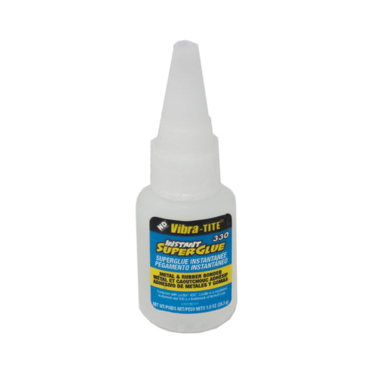 Vibra-Tite - 330 Metal & Rubber Bonder Cyanoacrylate, 1 OZ