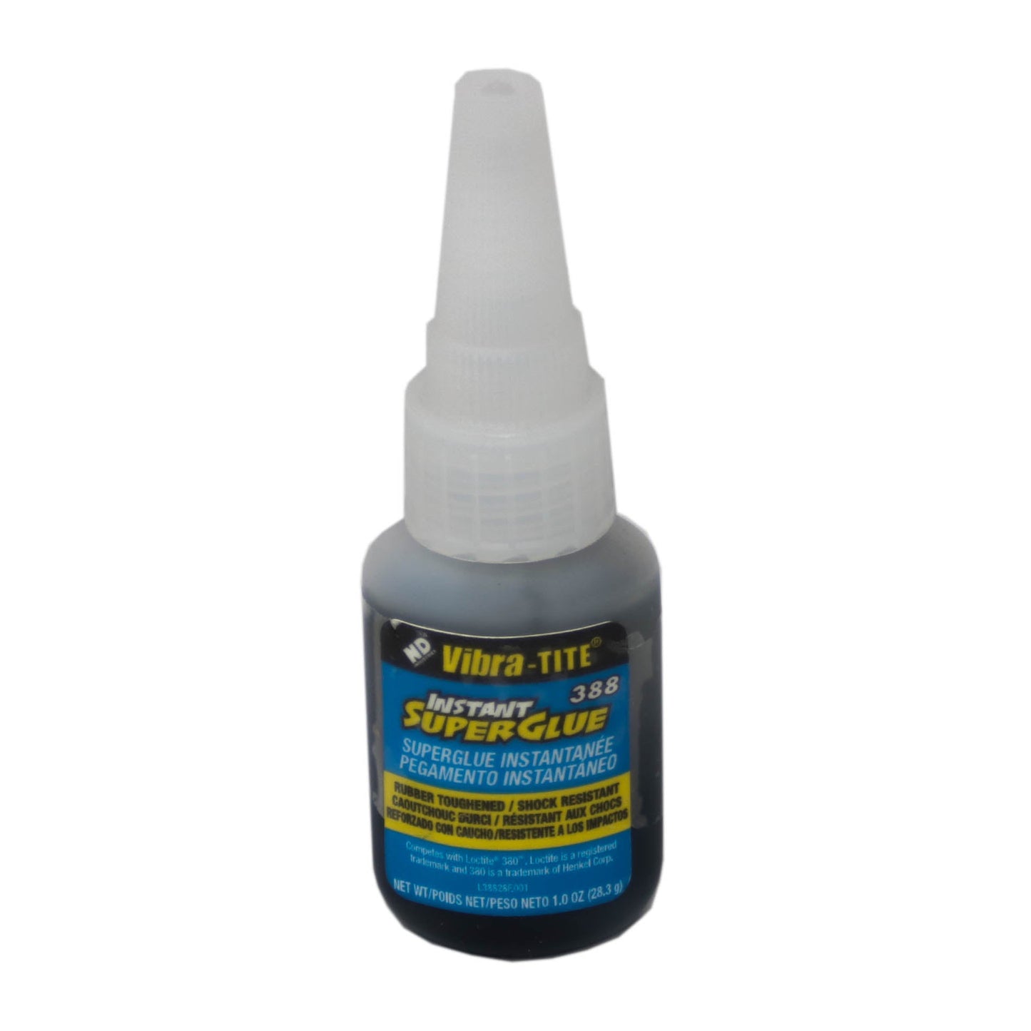 EXPIRED Vibra-Tite - 388 Rubber Toughened - Shock/Temp Resistant Cyanoacrylate, 1oz