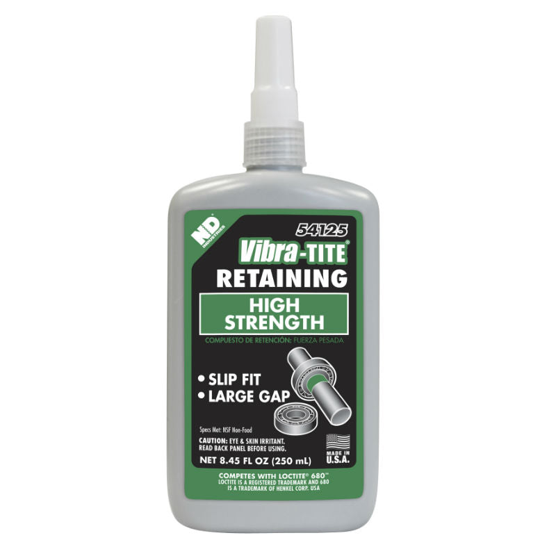 Vibra-Tite - 541 High Strength - Slip Fit Retaining Compound, 250 mL