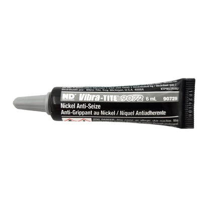 Vibra-Tite 9072 Nickel Anti-Seize 6ml tube front view - high-temperature lubricant for metal protection