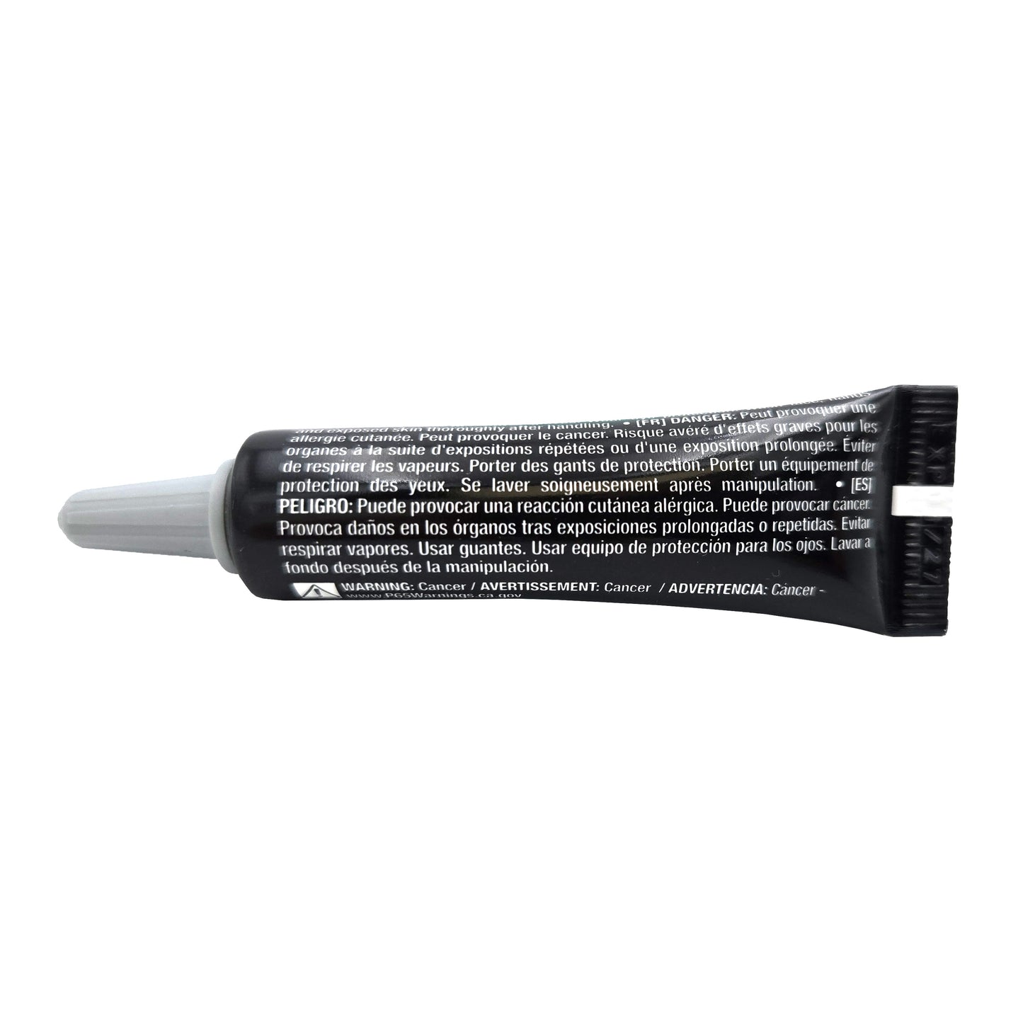 Vibra-Tite 9072 Nickel Anti-Seize 6ml tube back view with product details - premium anti-seize compound for extreme conditions