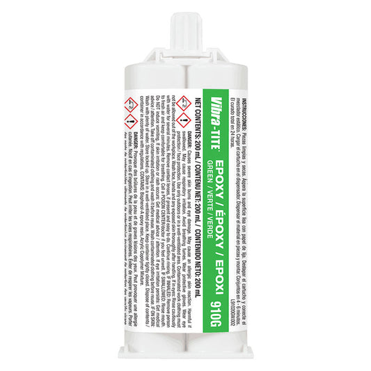 EXPIRED - Vibre-Tite 910 2-Part 5 Minute Epoxy Green 50mL | VT91050G Lot# PO16160