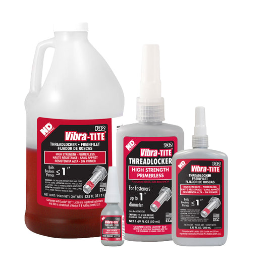 Vibra-Tite - 132 High Strength Primerless Threadlocker, Family