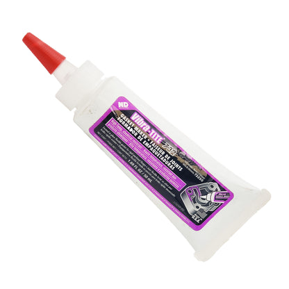 Front view of expired Vibra-Tite 732 flexible gasket maker 50 mL tube labeled high-temperature and chemical-resistant for rigid machined flanges