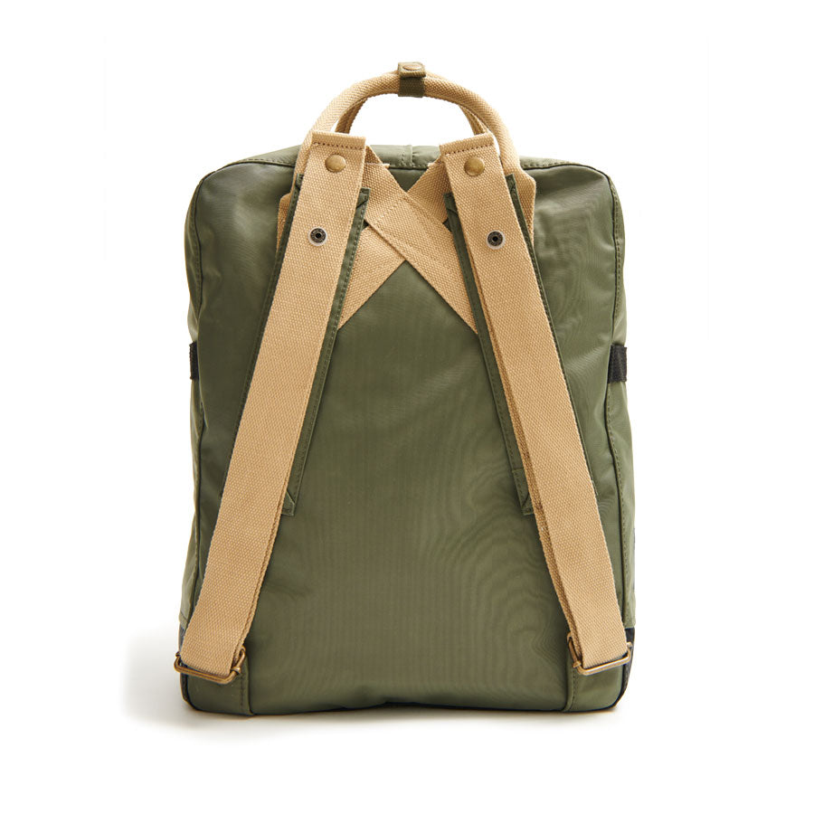 Red Canoe - Boeing Vintage Logo Backpack - Khaki, Back