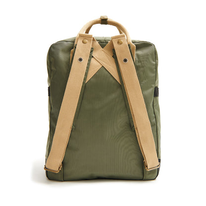 Red Canoe - Boeing Vintage Logo Backpack - Khaki, Back