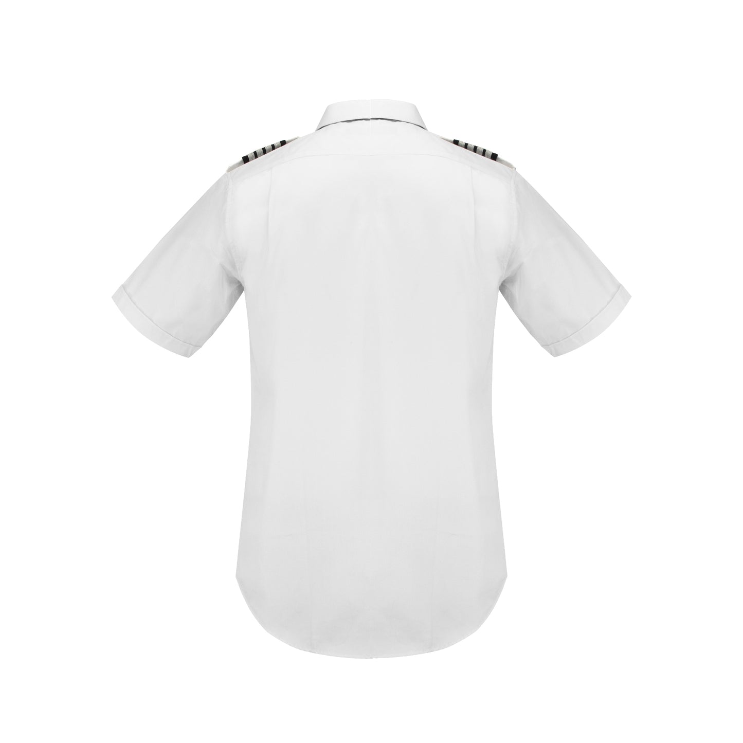 Aero Phoenix Men's Professional Pilot Shirt - Back View Showing Dual Pleats