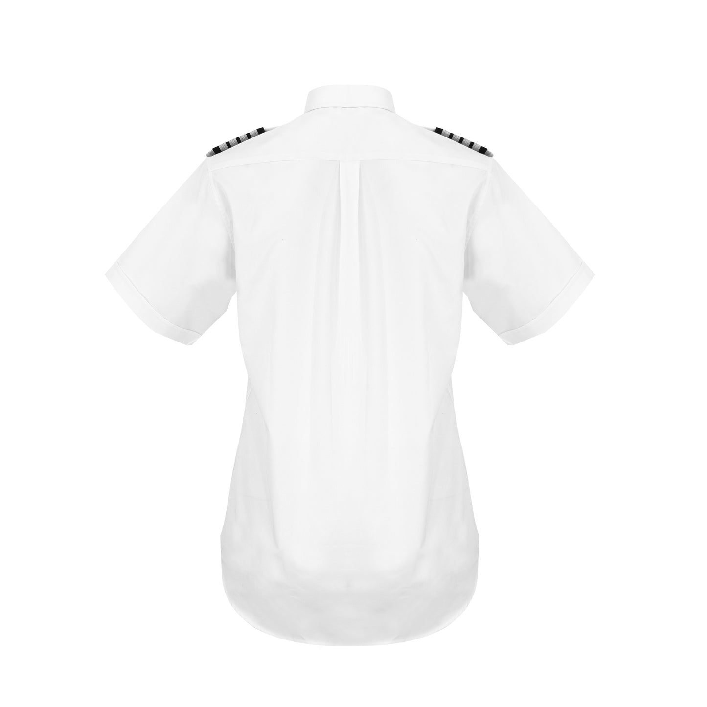 Aero Phoenix Lady Professional Pilot Shirt - Back View Highlighting Pleats and Fit
