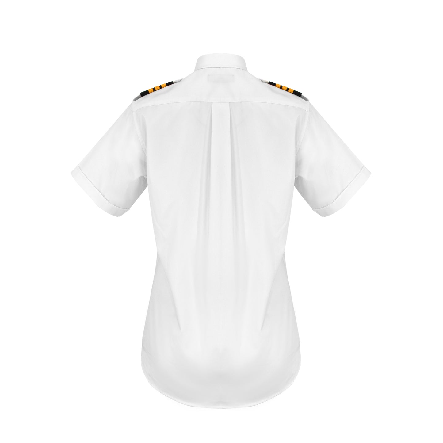 Aero Phoenix Lady Elite Pilot Shirt - Back View Highlighting Pleats and Tailored Fit