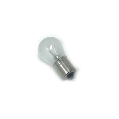 Wamco 1665IF miniature frosted aircraft lamp with S8 envelope, BA15s base, and 28V output