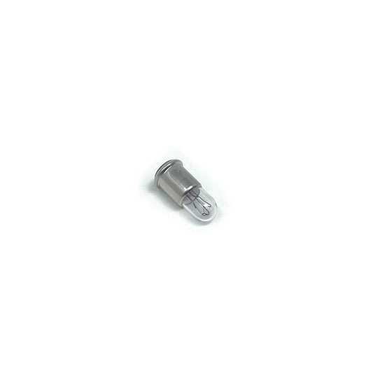 Wamco 327 subminiature aircraft lamp with T1-3/4 envelope, MF base, and C-2F filament