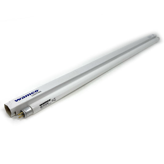 Wamco 5113CW T5 13-Watt Fluorescent Aircraft Lamp removed from packaging showing full length and G5 bi-pin base