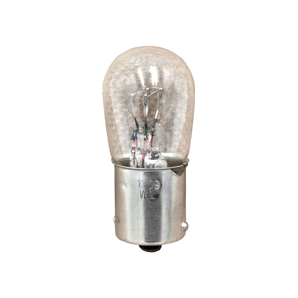Wamco 1309 miniature aircraft lamp with B6 envelope and BA15s base for aviation lighting