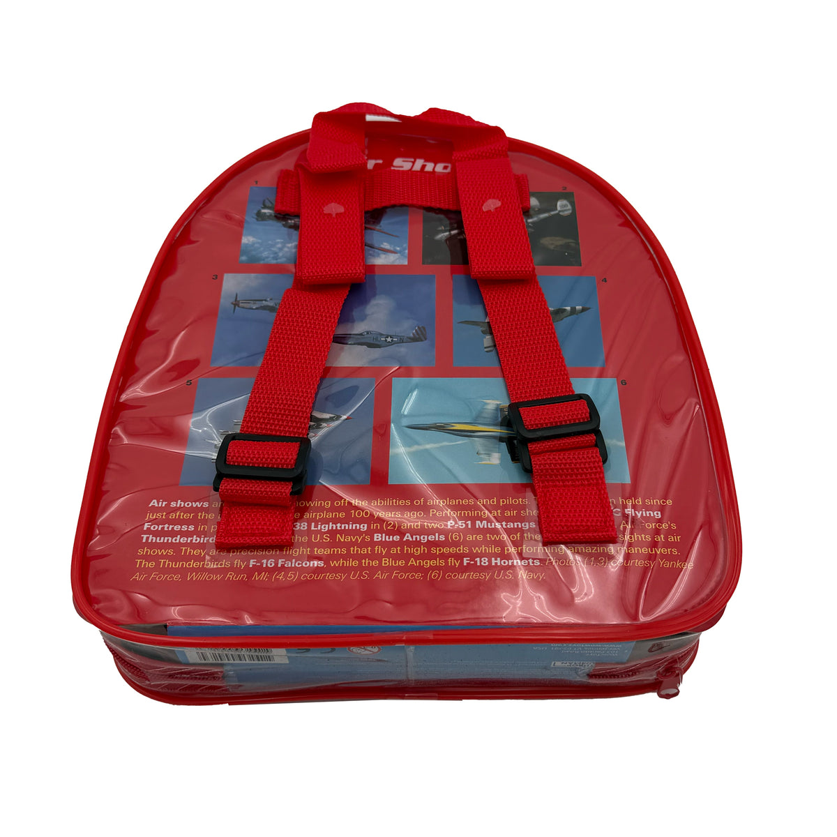 WowToyz® - F-16 Fighting Falcon® Thunderbirds Backpack, Back