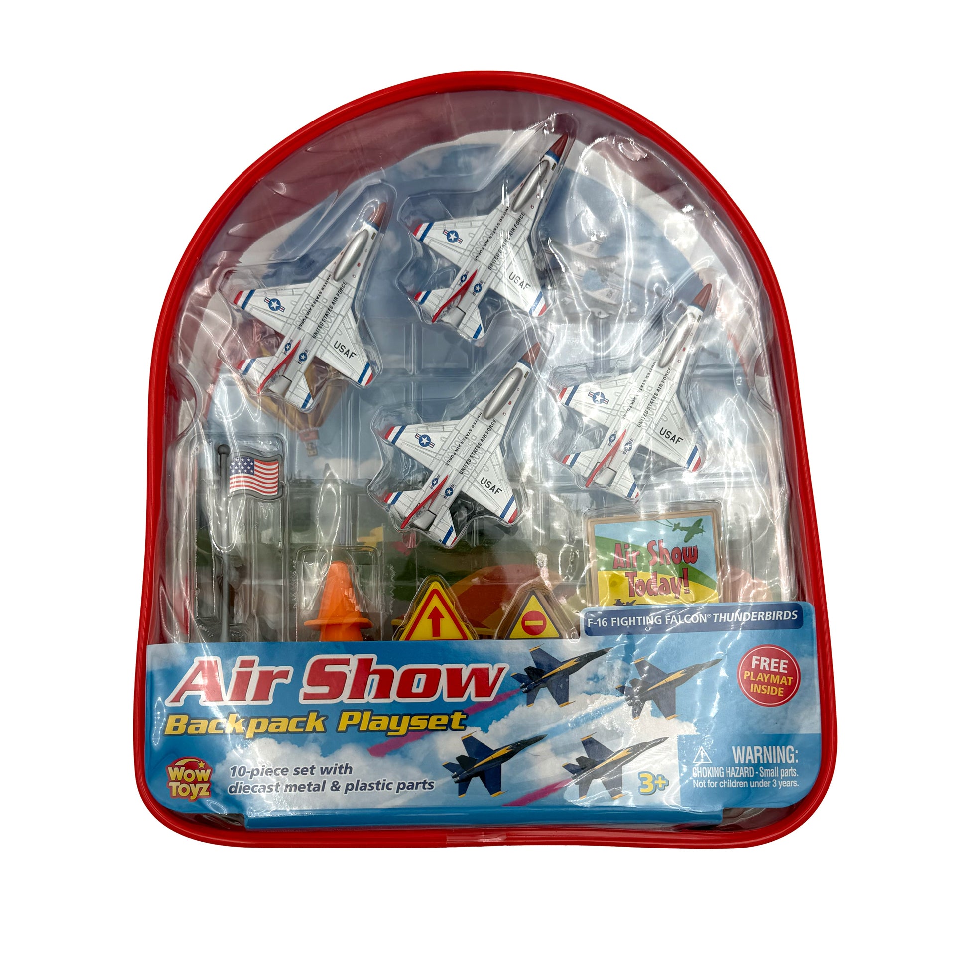 WowToyz® - F-16 Fighting Falcon® Thunderbirds Backpack, boxed