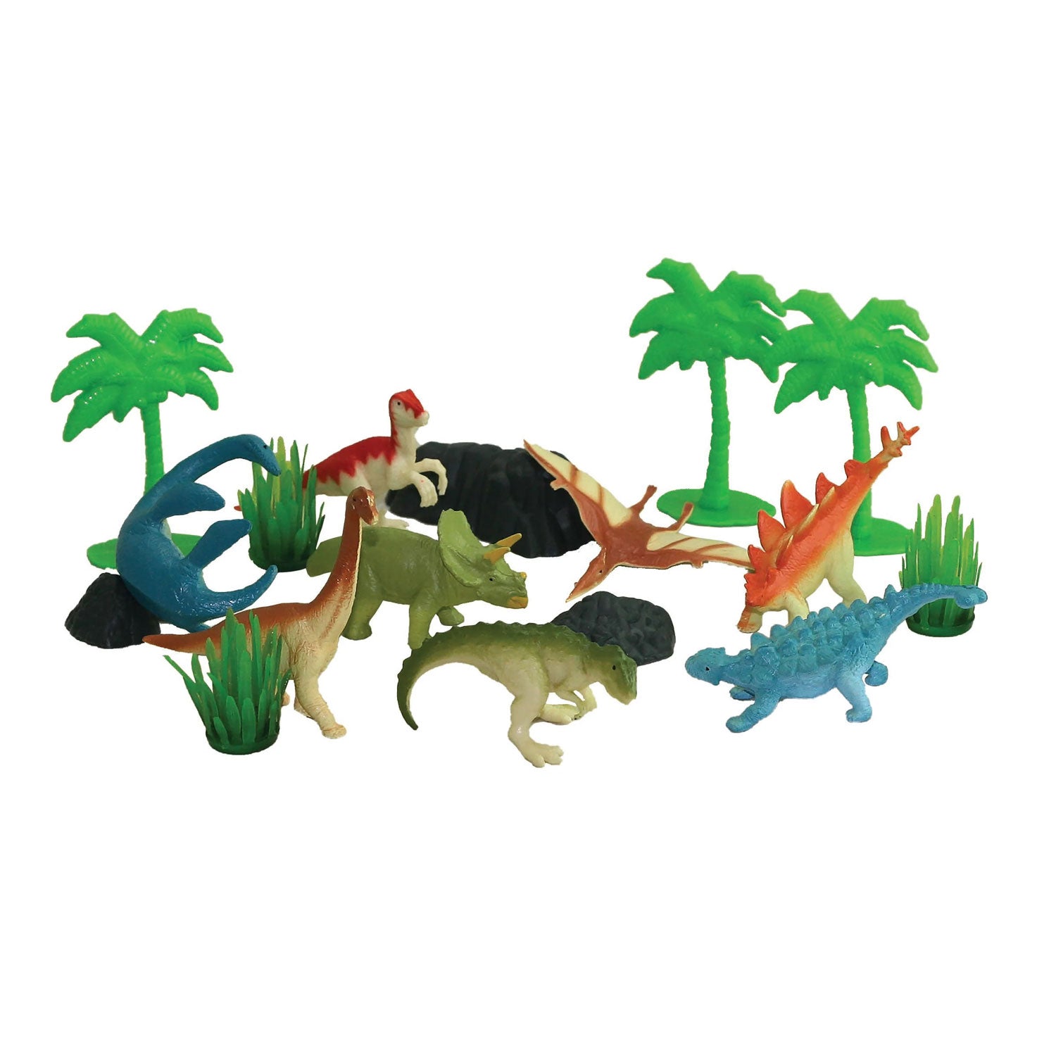 WowToyz® - Dinosaurs Mini Bucket Playset - 18pc, unboxed
