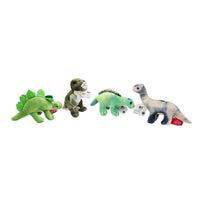 Cuddle Zoo Plush Baby Dinos – Group Display of All Four Dinosaurs in a Line