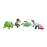 Cuddle Zoo Plush Baby Dinos – Group Display of All Four Dinosaurs in a Line