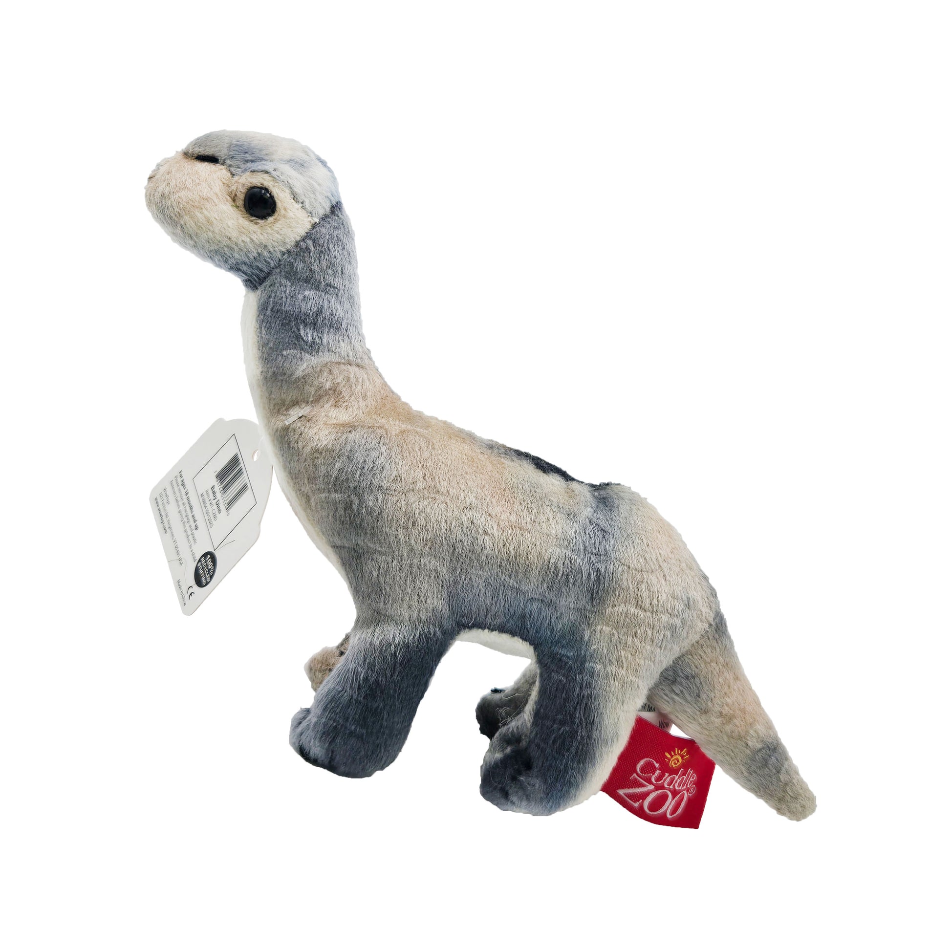Cuddle Zoo Plush Baby Apatosaurus – Left Side View