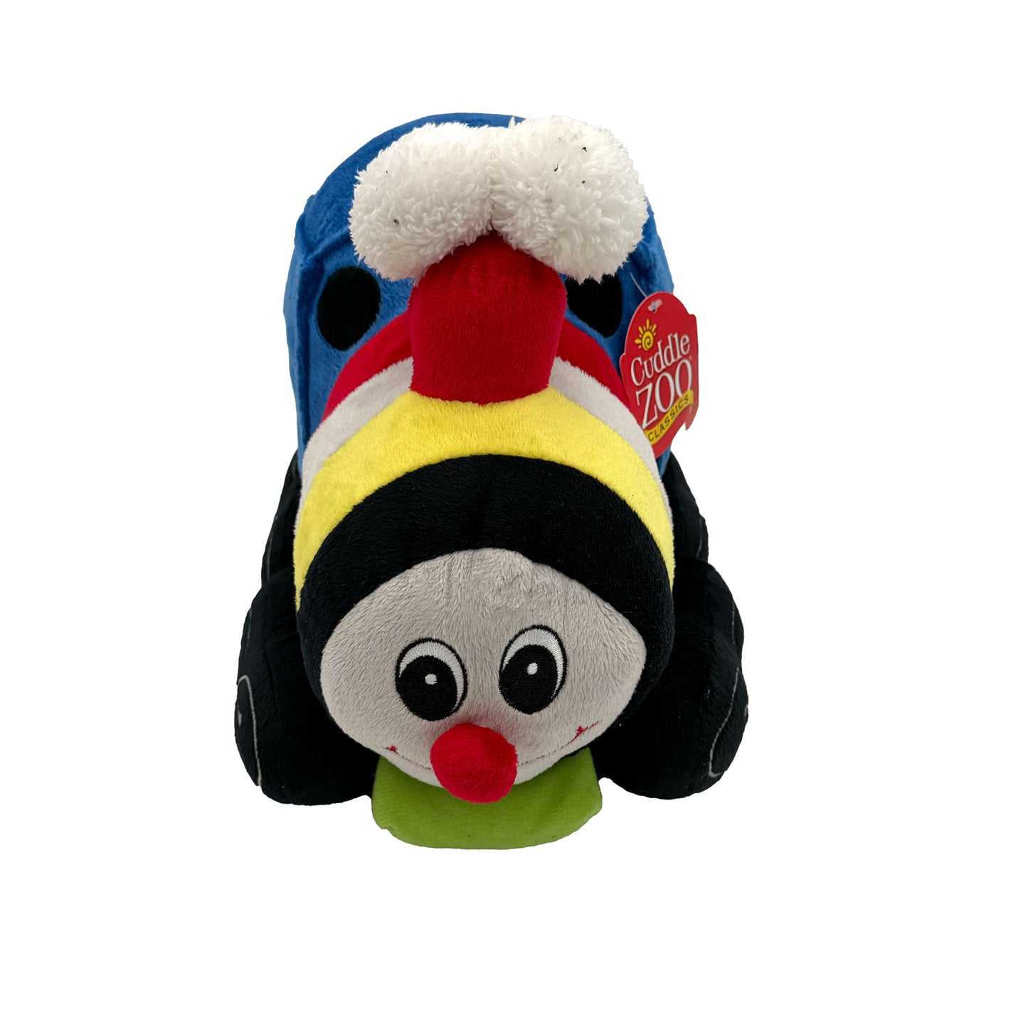 WowToyz® - Cuddle Zoo® Butch the Blue Steam Locomotive Plushie, Front