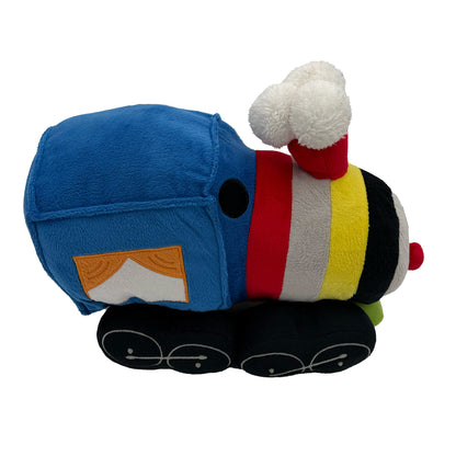 WowToyz® - Cuddle Zoo® Butch the Blue Steam Locomotive Plushie, Side