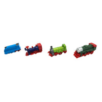 WowToyz® Mini Diecast Friction Powered Locomotives left side view - durable and fun miniature train toy