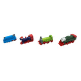 WowToyz® Mini Diecast Friction Powered Locomotives left side view - durable and fun miniature train toy