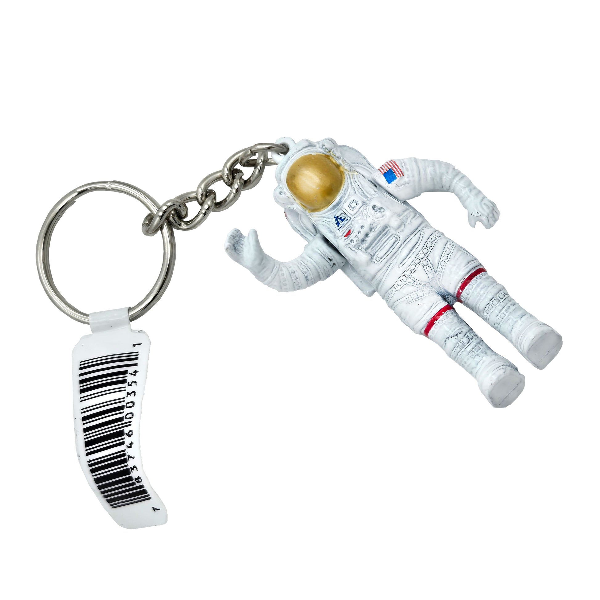 WowToyz Astronaut Keychain – Angled Left front View 