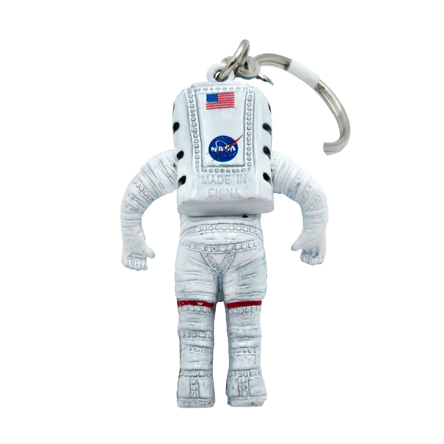 WowToyz Astronaut Keychain – Rear View Showing Oxygen Pack and Suit Detail