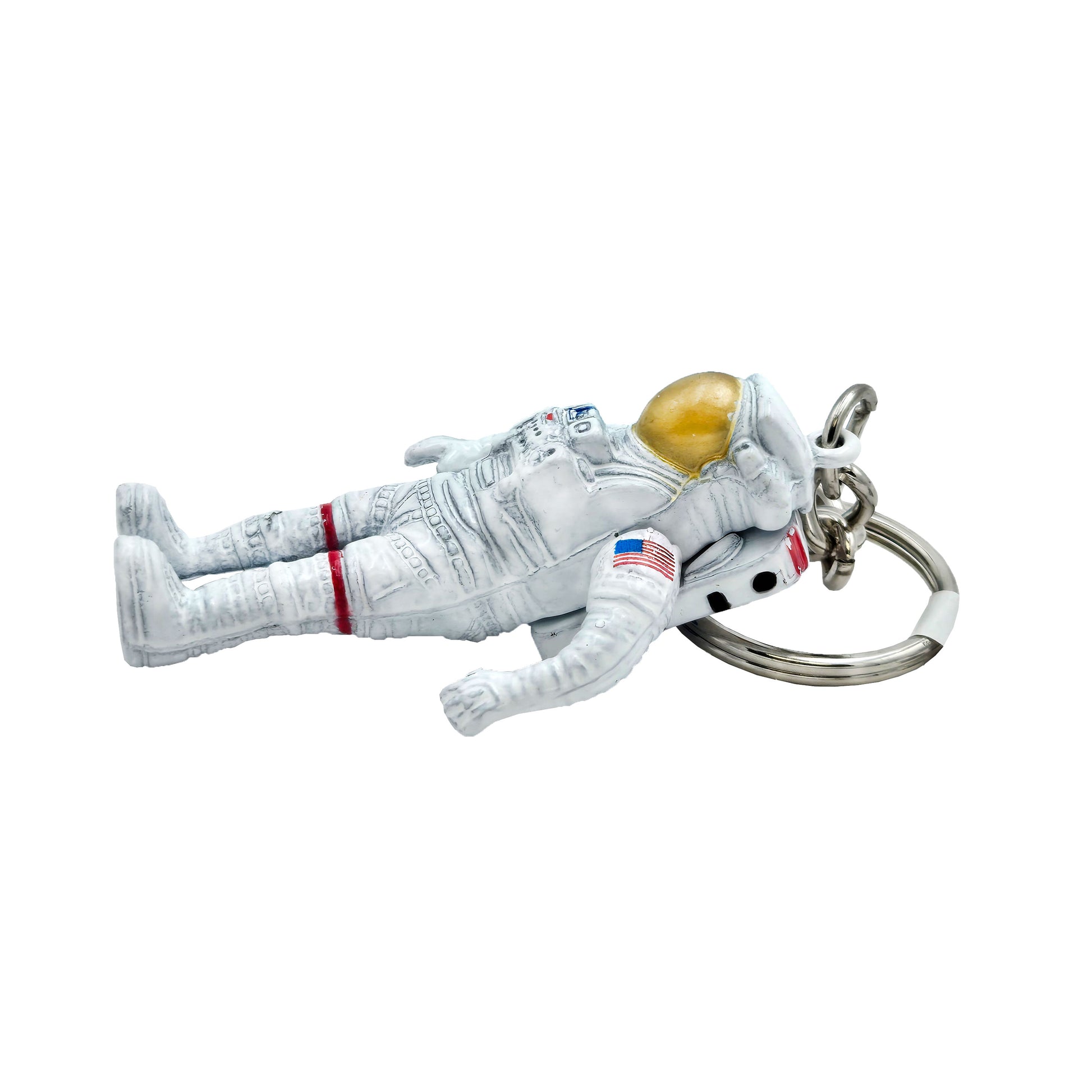 WowToyz Astronaut Keychain – Angled Right View Highlighting Suit Details