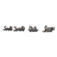 WowToyz® Locomotive Keychain Assortment bronze train right-side view - durable keychain with locomotive design