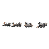 WowToyz® Locomotive Keychain Assortment bronze train right-side view - durable keychain with locomotive design