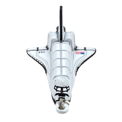 WowToyz Space Shuttle Keychain – Front View with Nose Pointed Down
