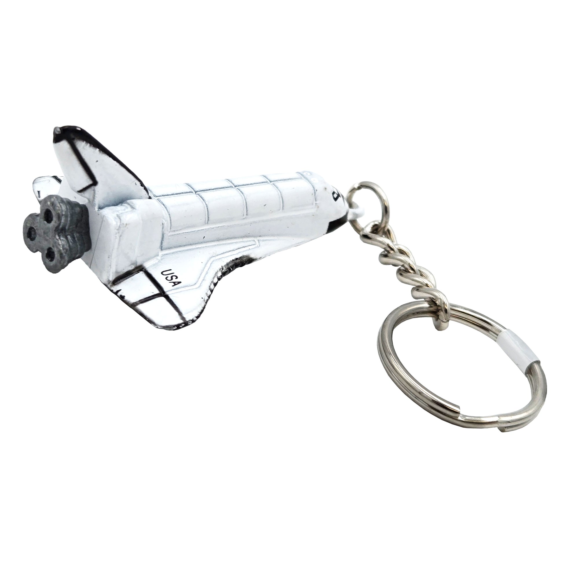 WowToyz Space Shuttle Keychain – Rear View Angled Right