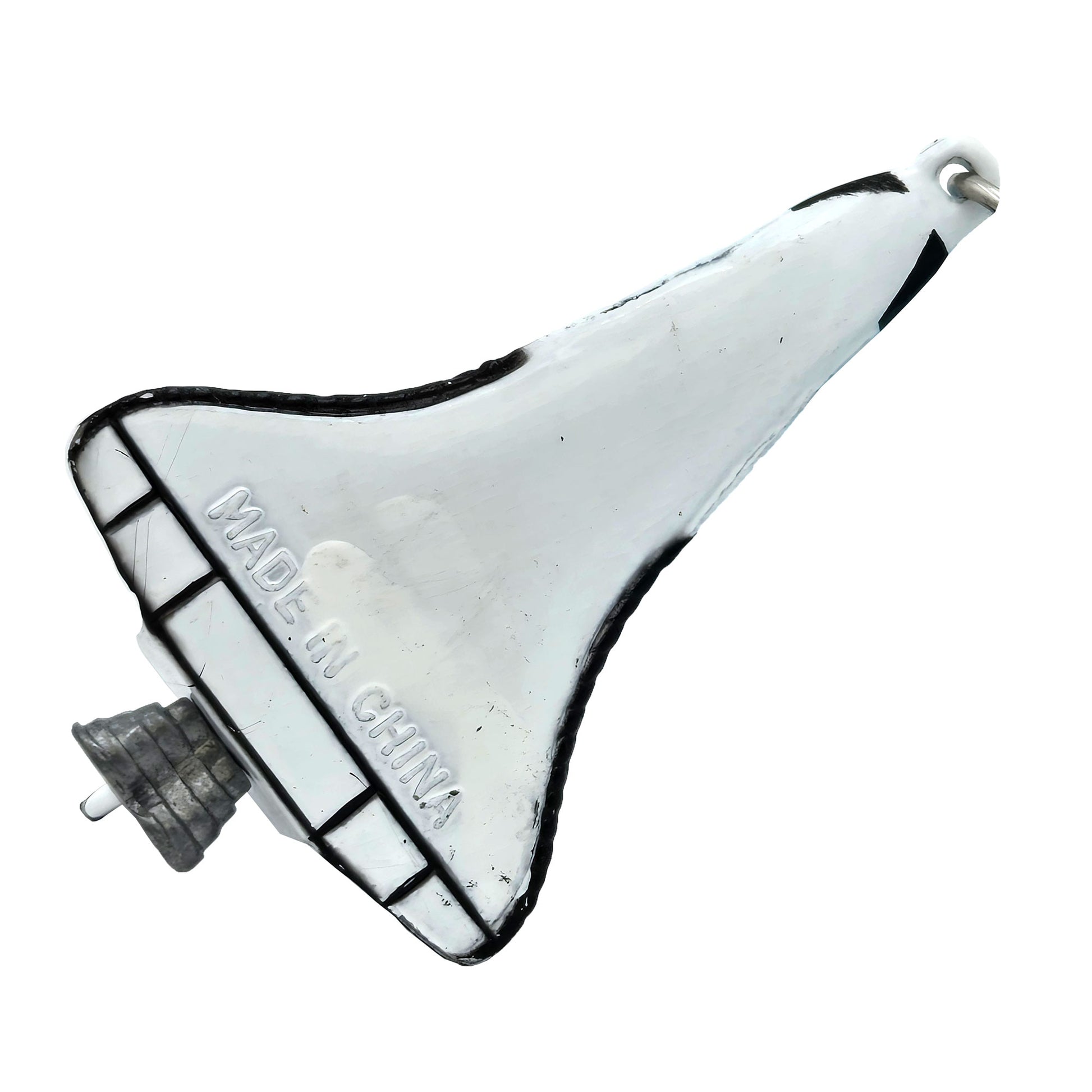 WowToyz Space Shuttle Keychain – Bottom View Angled Right Showing Shuttle Underside