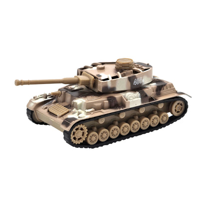 WowToyz® Power Tank Pullbacks beige tank angled left view - friction-powered desert camo military tank