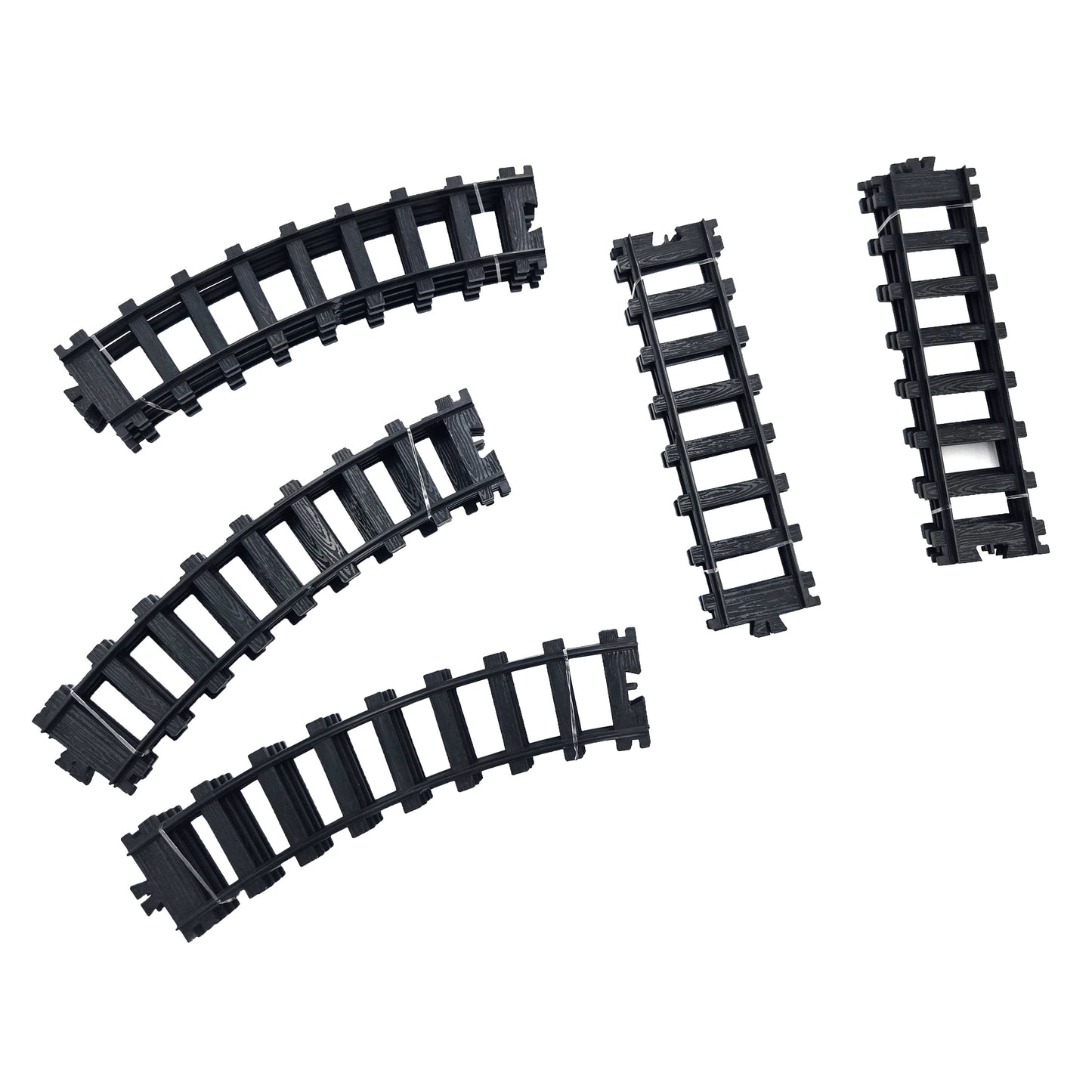 WowToyz R/C Steam Train Set – Curved and Straight Track Pieces Included