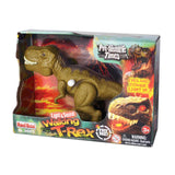 WowToyz® - Lights & Sounds Wind-Up T-rex, 8", boxed