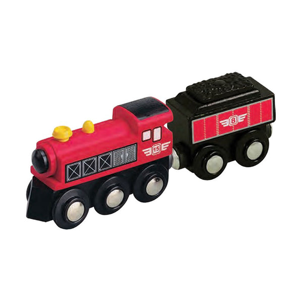 WowToyz® - Li'l Chugs™ Red Steam Locomotive & Coal Tender – Pilots