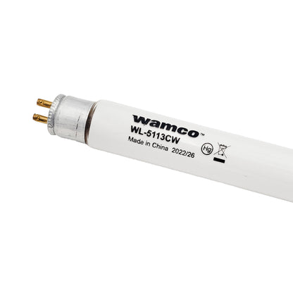 Wamco 5113CW T5 fluorescent lamp G5 bi-pin base close-up