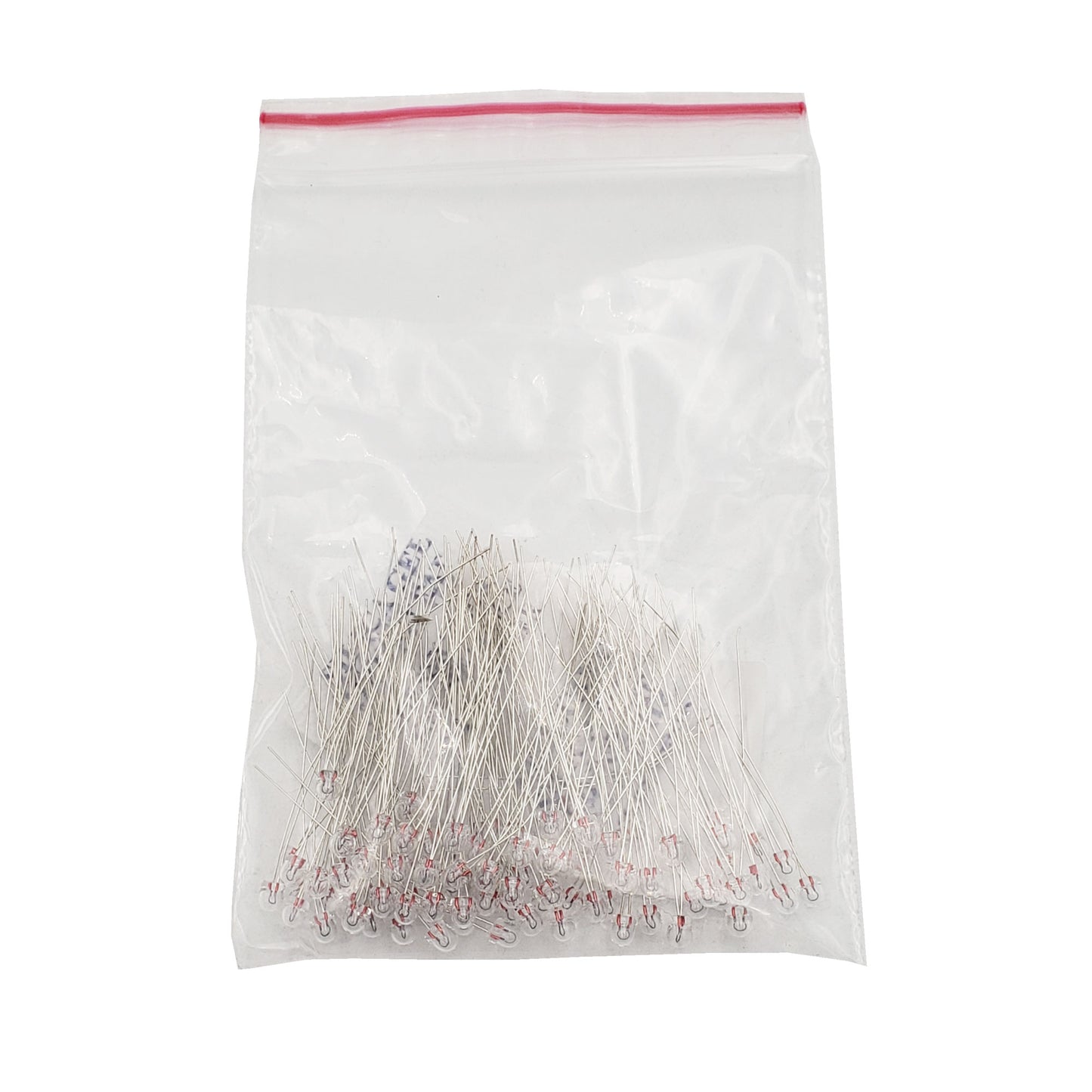 Bulk pack of Wamco WL-6832 AS15 subminiature aircraft lamps with wire leads in resealable bag