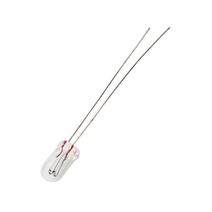 Wamco WL-6838AS15 TPL T-1 aircraft lamp with C-2F filament and dual wire leads.