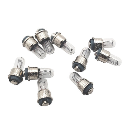 Ten Wamco WL-1873 T-3 1/4 BA9s aircraft indicator bulbs with 28V rating