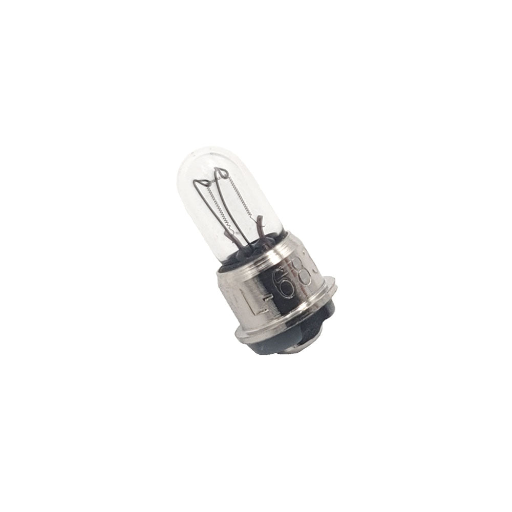 Wamco WL-1873 miniature aircraft lamp with T-3 1/4 clear glass bulb and BA9s bayonet base